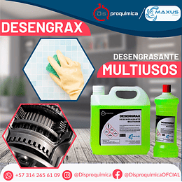 DESENGRAX DESENGRASANTE INDUSTRIAL MULTIUSOS