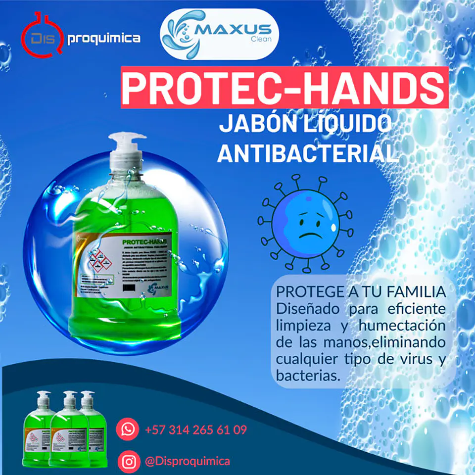 JABON DE MANOS PROTECHANDS 2