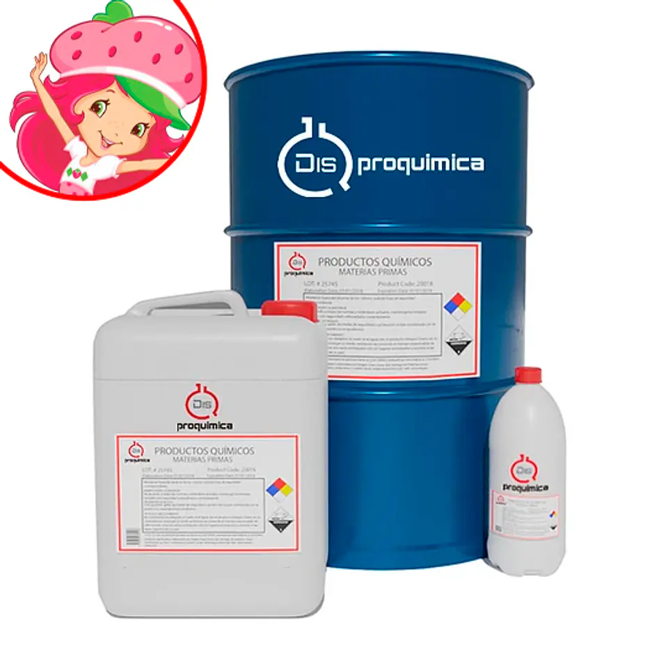 FRAGANCIA CONCENTRADA DE CHICA FRESA PARA USO MULTI INDUSTRIAL 1
