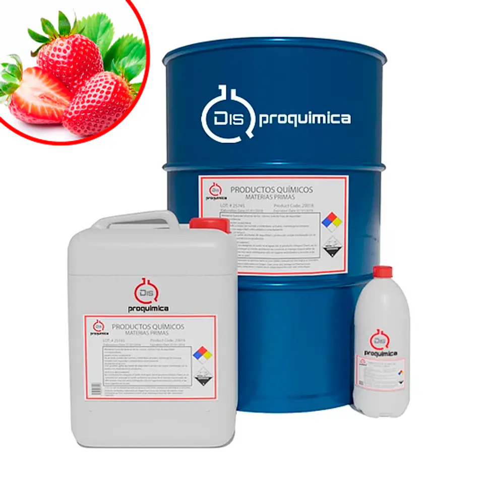 FRAGANCIA CONCENTRADA DE FRESA PARA USO MULTI INDUSTRIAL 1