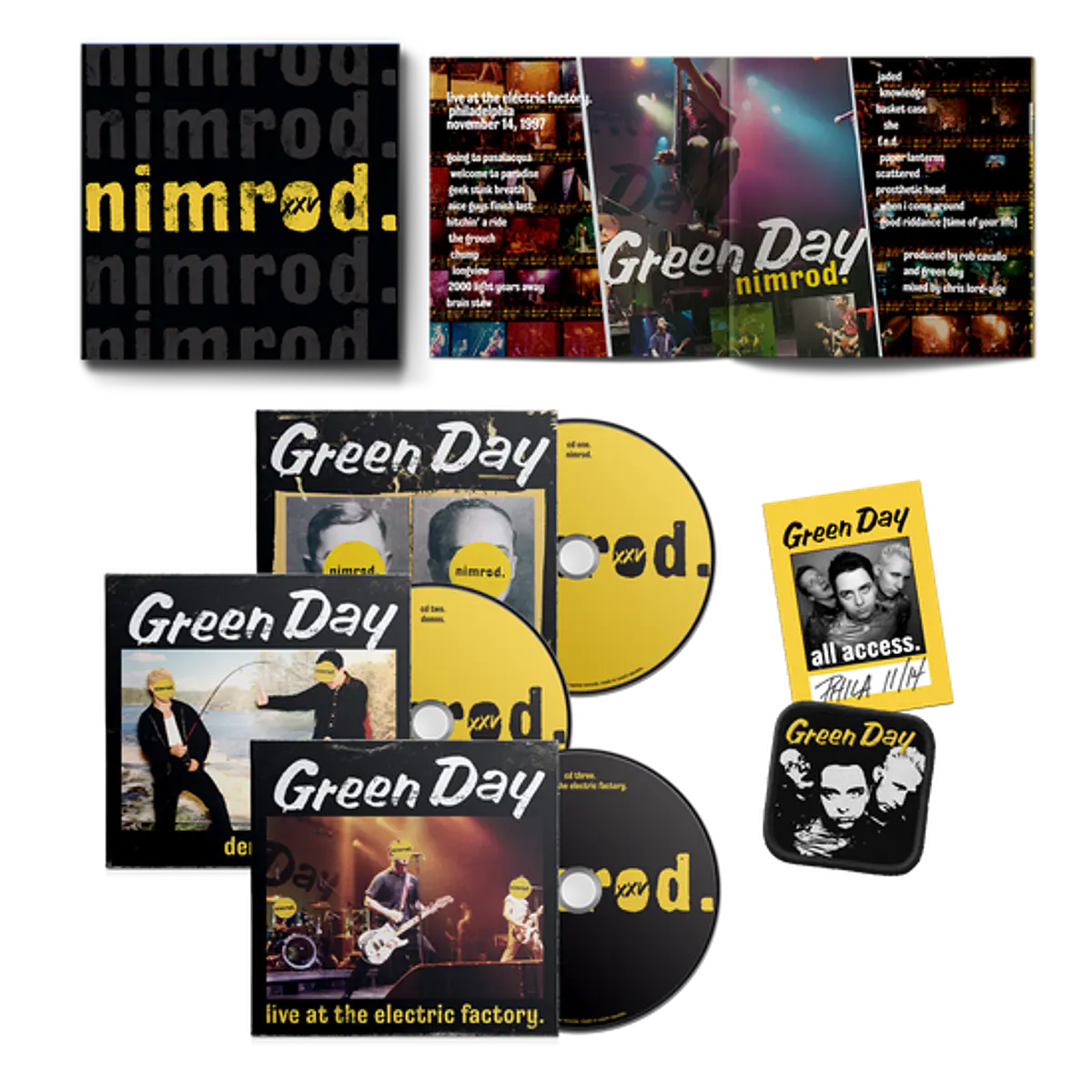 Green Day – Nimrod. XXV (3 x Cd Box Set Deluxe Edition, 25th