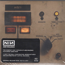 Nine Inch Nails – Add Violence (Cd Digisleeve Sellado)