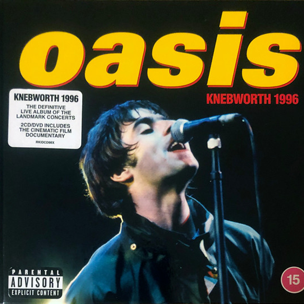 Oasis – Knebworth 1996 (2 x Cd + Dvd Deluxe Edition Sellado)