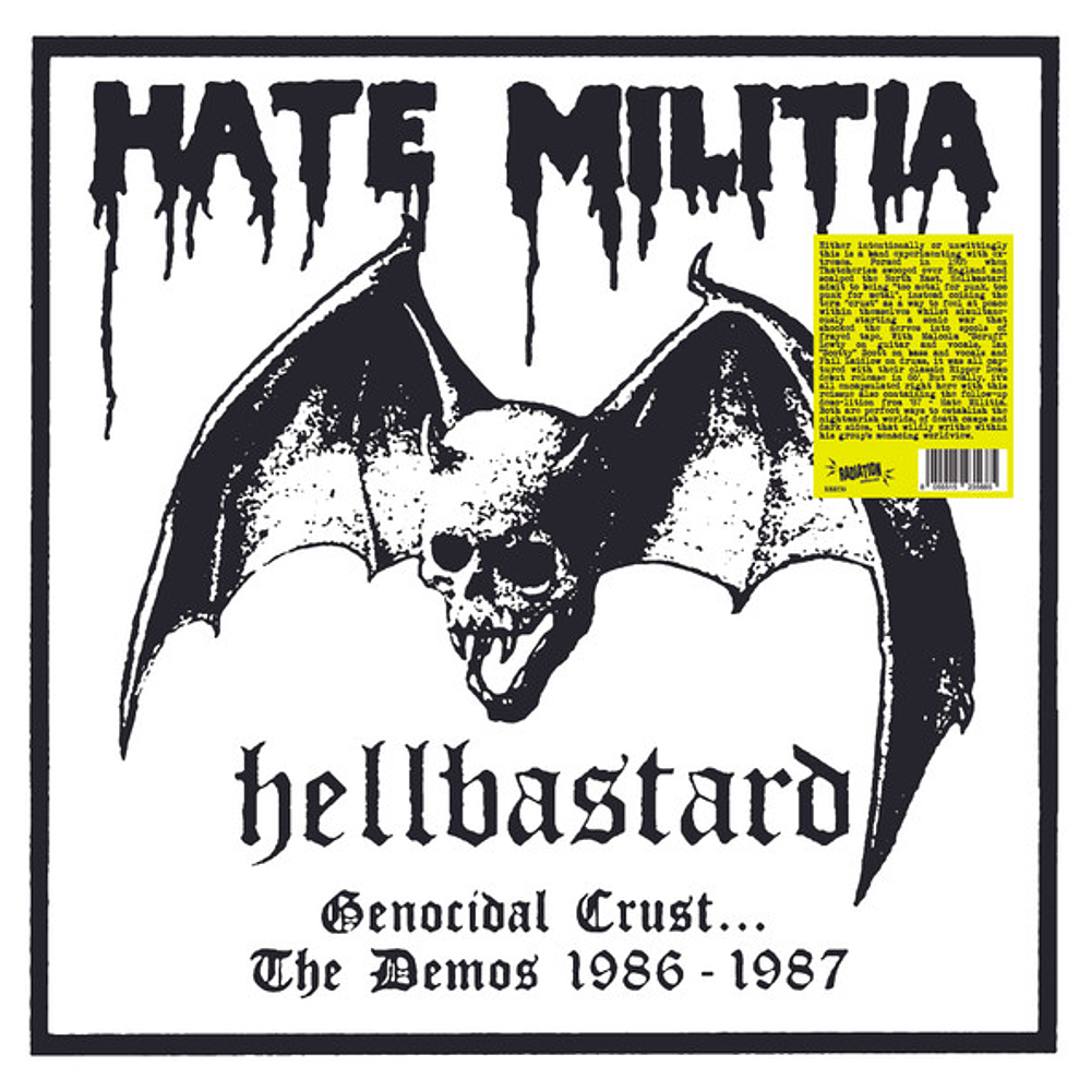 Hellbastard – Genocidal Crust:The Demos 1986 - 1987 (2 x Vinilo Sellado)