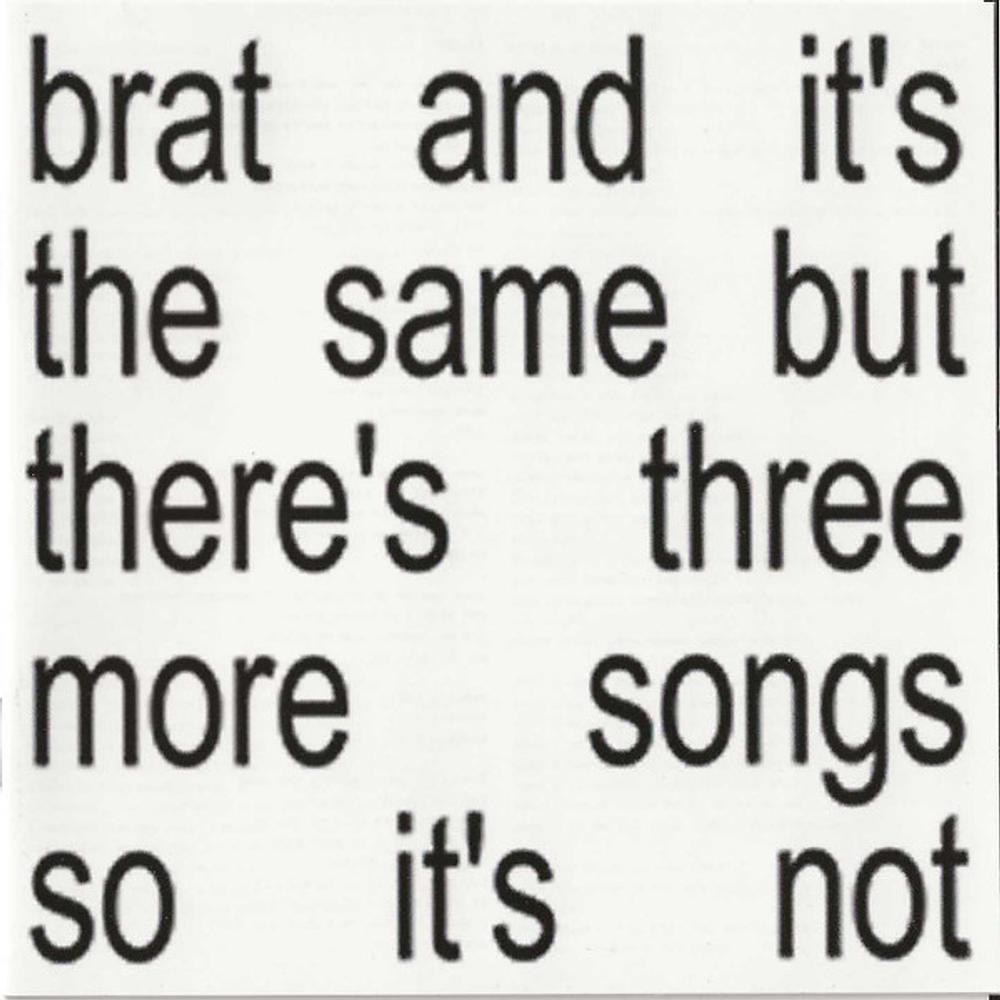Charli XCX – Brat And It's The Same But There's Three More Songs So It's Not (Cd Sellado)