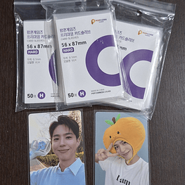 Fundas de protección para Photocards (50 Sleeves Popcorn)
