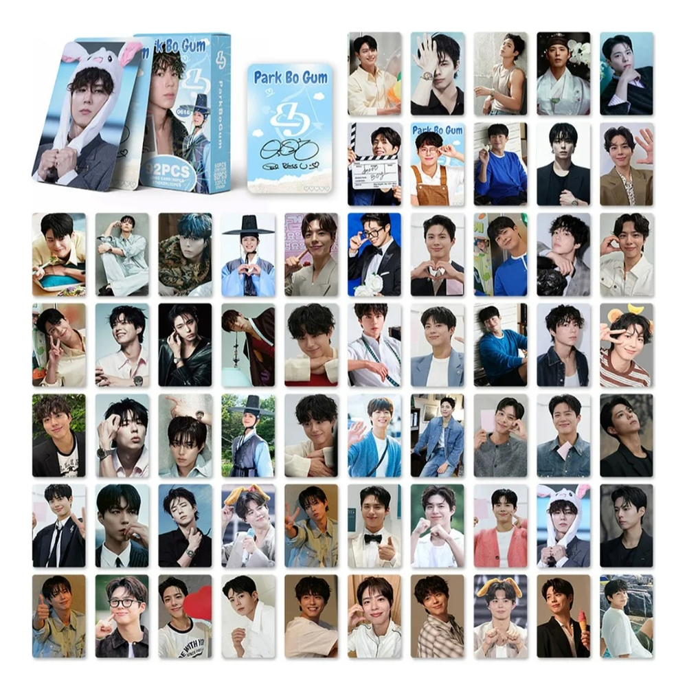 Park Bo Gum - 92 Pcs (60 Photocards + 32 Stickers) No Oficial