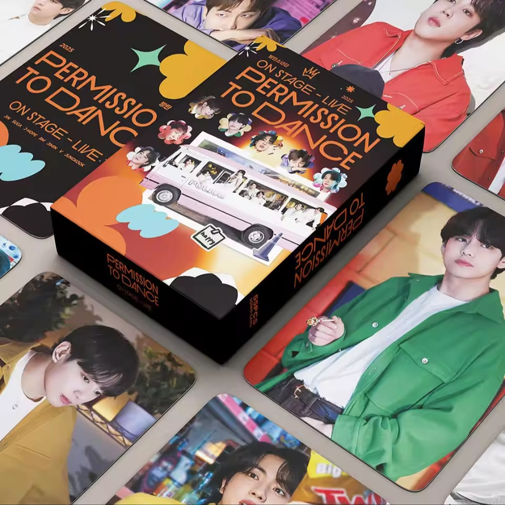 Bts Permission to Dance - 55 Photocards (No Oficial) Set A