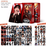 Set Photocards Jungkook Bts - 92 Pcs (60 Photocards + 32 Stickers) No Oficial