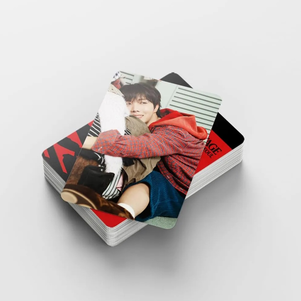 Set Photocards J Hope Bts - 92 Pcs (60 Photocards + 32 Stickers) No Oficial