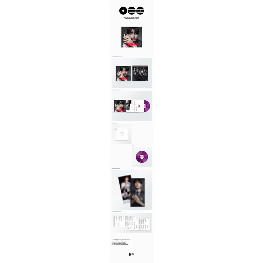 [PREVENTA] 방탄소년단 (BTS) - ﻿﻿﻿ARIRANG LP Standard Vinyl (Jungkook Orchid)