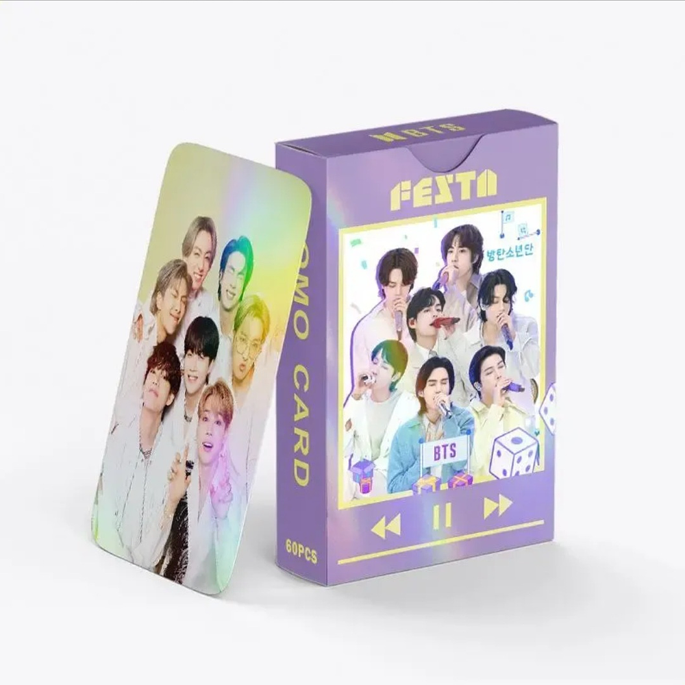 Set Photocards Bts Festa - (60 Photocards) No Oficial