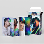 Set Photocards Jungkook Bts - 124 Pcs (60 Photocards + 64 Stickers) No Oficial