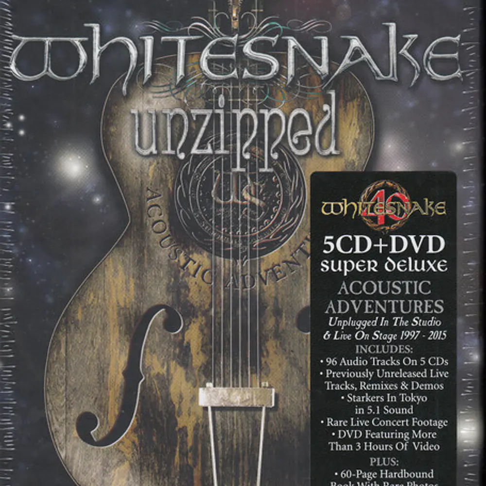 Whitesnake - Unzipped (5CD's + DVD, Cofre Sellado)