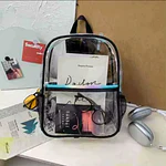 Mochila Transparente K-pop Negra