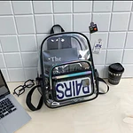 Mochila Transparente K-pop Negra