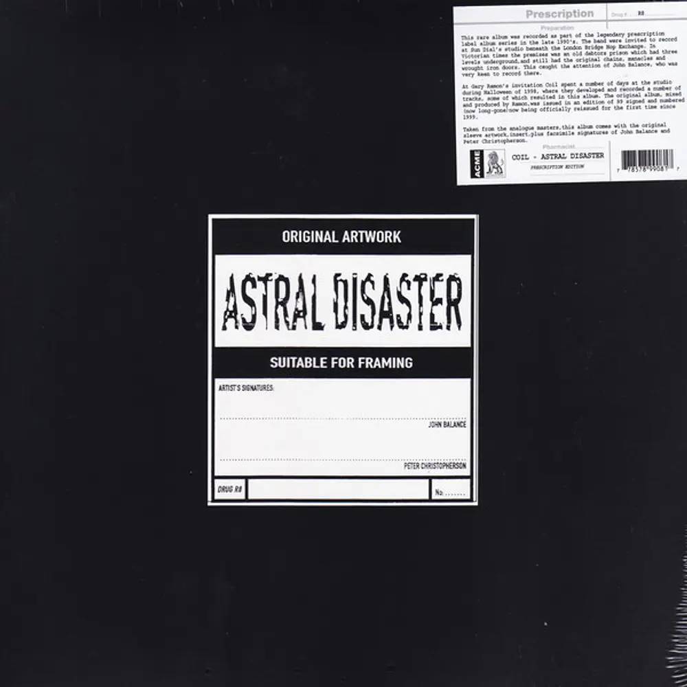 Coil - Astral Disaster 