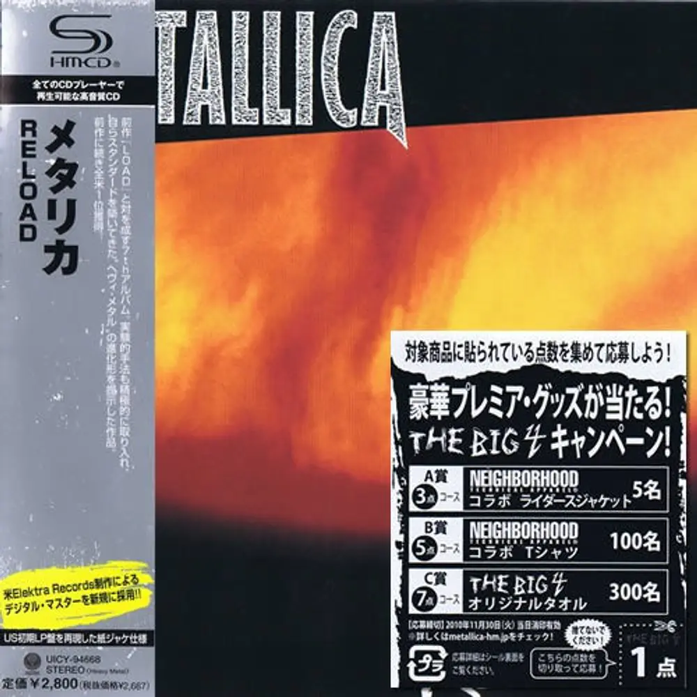 Metallica - Reload (CD Digipack Usado Con Obi) (NM) 