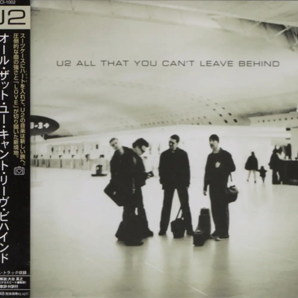 U2 - All That You Can't Leave Behind (CD Jewel Japones con Obi, Usado) (NM)