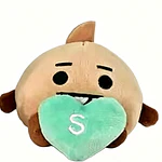 BTS- Llavero Peluche BT21 corazon (no oficial)