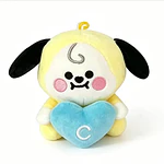 BTS- Llavero Peluche BT21 corazon (no oficial)