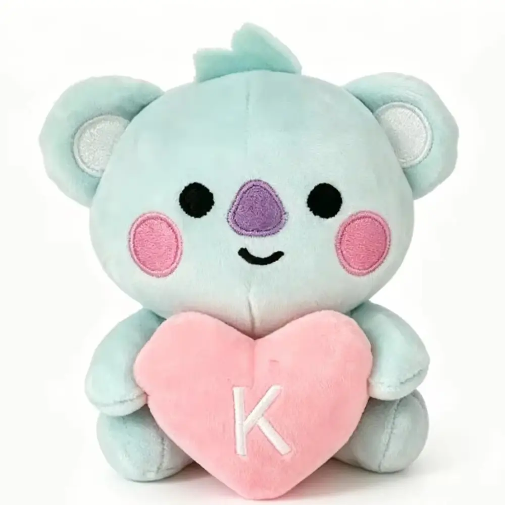 BTS- Llavero Peluche BT21 corazon (no oficial)