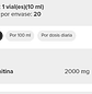 L-Carnitina 2000 20 vials - Miniatura 5