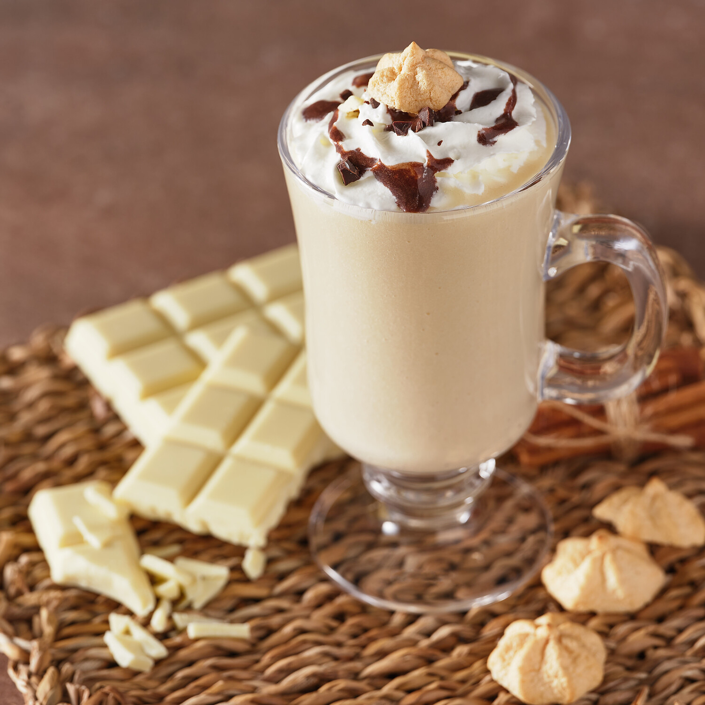 Latte caliente con proteína de suero de leche 400 g - Chocolate blanco 4