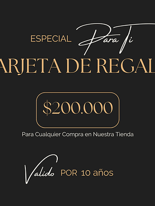 Tarjeta de Regalo $200.000