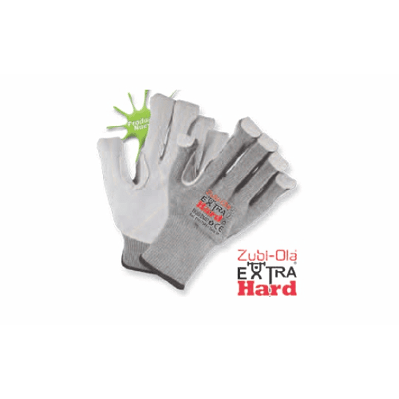 Guantes HDPE (Polycotton/ Fibra de vidrio/Nylon de alta densidad) & cuero.Protecci¢n anticorte Nivel 5 ExtraHard, Talla 10