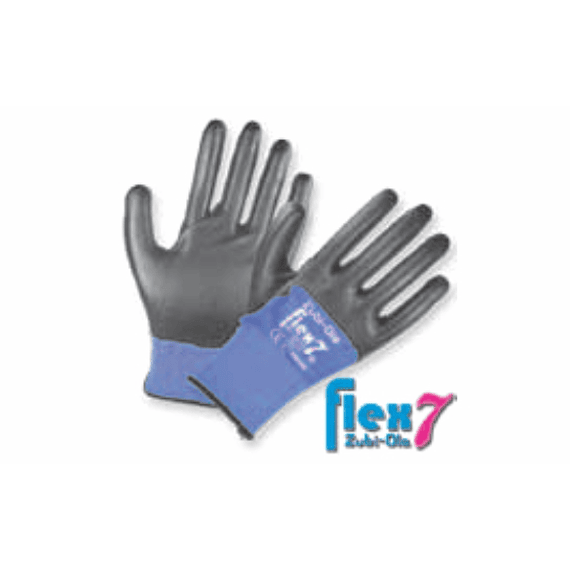 Guantes Nylon, recubiertos en Nitrilo, 3/4 DIP , Flex7