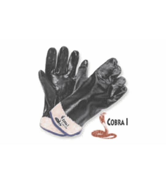 Guantes de Neopreno Soportado ,Liso , DIP TOTAL, Puño Abierto ,Cobra I, Talla 9