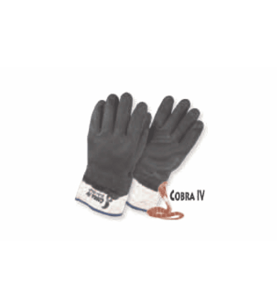 Guantes de Neopreno Soportado , Corrugado , DIP TOTAL, Puño de quita y pon ,Cobra IV,Talla 10 