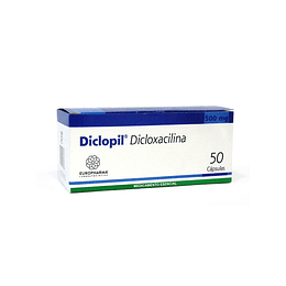 DICLOPIL 500 MG X 50 CAP -DICLOXACILINA-EUROPHARMA UBI 13-D