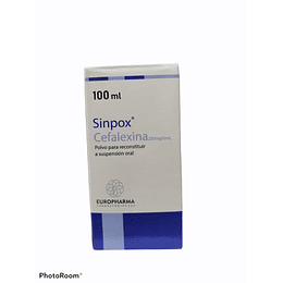 SINPOX 250MG/5ML SUSP X 100 ML -CEFALEXINA-EUROPHARMA UBI 13-D