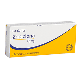 ZOPICLONA 7.5 MG X 10 TAB --LASANTE UBI 