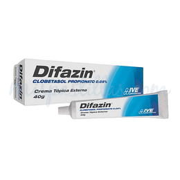 DIFAZIN 0.05% CREMA X 40 GR -CLOBETASOL 0.05% -LG-PHARMA -VTO MAY 25 -UBI 20-C