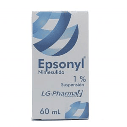 EPSONYL 1% SUSP X 60 ML -NIMESULIDA-LG-PHARMA UBI 7-F