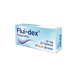 FLUI-DEX 10 MG X 20 TAB - FLUNARIZINA-MEDICBRAND UBI 7-F