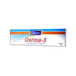 DERMA-3 CREMA X 40 GR- BETAMETASONA+ GENTAMICINA+ CLIOQUINOL- TRIDEX- VTO SEP 25- UBI 21-B
