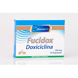 FUCIDOX 100 MG X 10 CAP -DOXICICLINA-TRIDEX UBI 13-D
