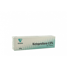 KETOPROFENO 2.5% GEL X 50 GR --VITALIS UBI 7-F