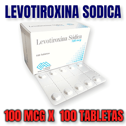 LEVOTIROXINA 100 MCG X 100 TAB --COLMED- CUM 19974623-7- LOTE 1448145- VTO NOV 24 UBI 7-F