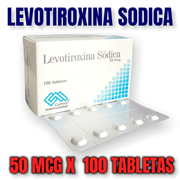 LEVOTIROXINA 50 MCG X 100 TAB- - COLMED- CUM 19974622-3- LOTE 1478445- VTO AGO 25 UBI 7-F