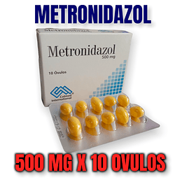 METRONIDAZOL 500 MG X 10 OVULOS VAG - -COLMED -VTO DIC 24 -UBI 7-E