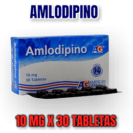 AMLODIPINO 10 MG X 30 TAB --AG UBI 7-F