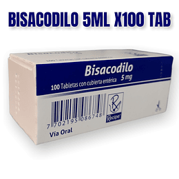 BISACODILO 5 MG X 100 TAB - -RECIPE -VTO MAR 25 -UBI 17-C