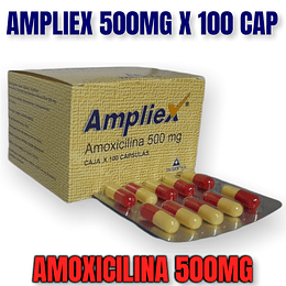 AMPLIEX 500 MG X 100 CAP -AMOXICILINA-TRIDEX UBI 13-D