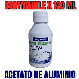 BODY MANTLE LOCION X 120 ML -ACETATO DE ALUMINIO -INTERBEL -VTO  -UBI 20-C*