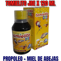 TOMIELITO JBE X 120 ML -MIEL+TOTUMO+JENGIBRE+PROPOLEO-VYTAFER UBI 13-D